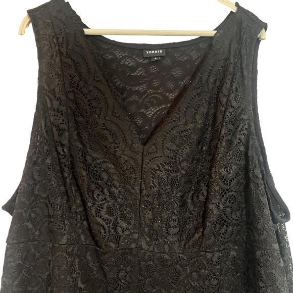 Torrid Black Lace Bodysuit 5x - Picture 12 of 15